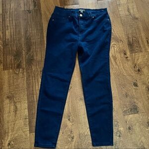 🏷️Forever 21 plus size jeans dark wash sz 14 slim stretchy